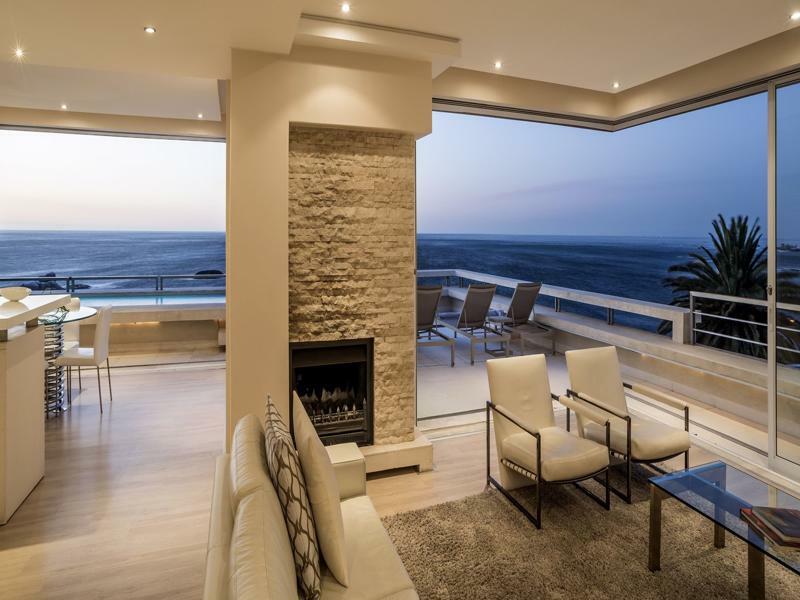 Blue Views Penthouse Beachfront Apartment With Pool Cape Town Luaran gambar