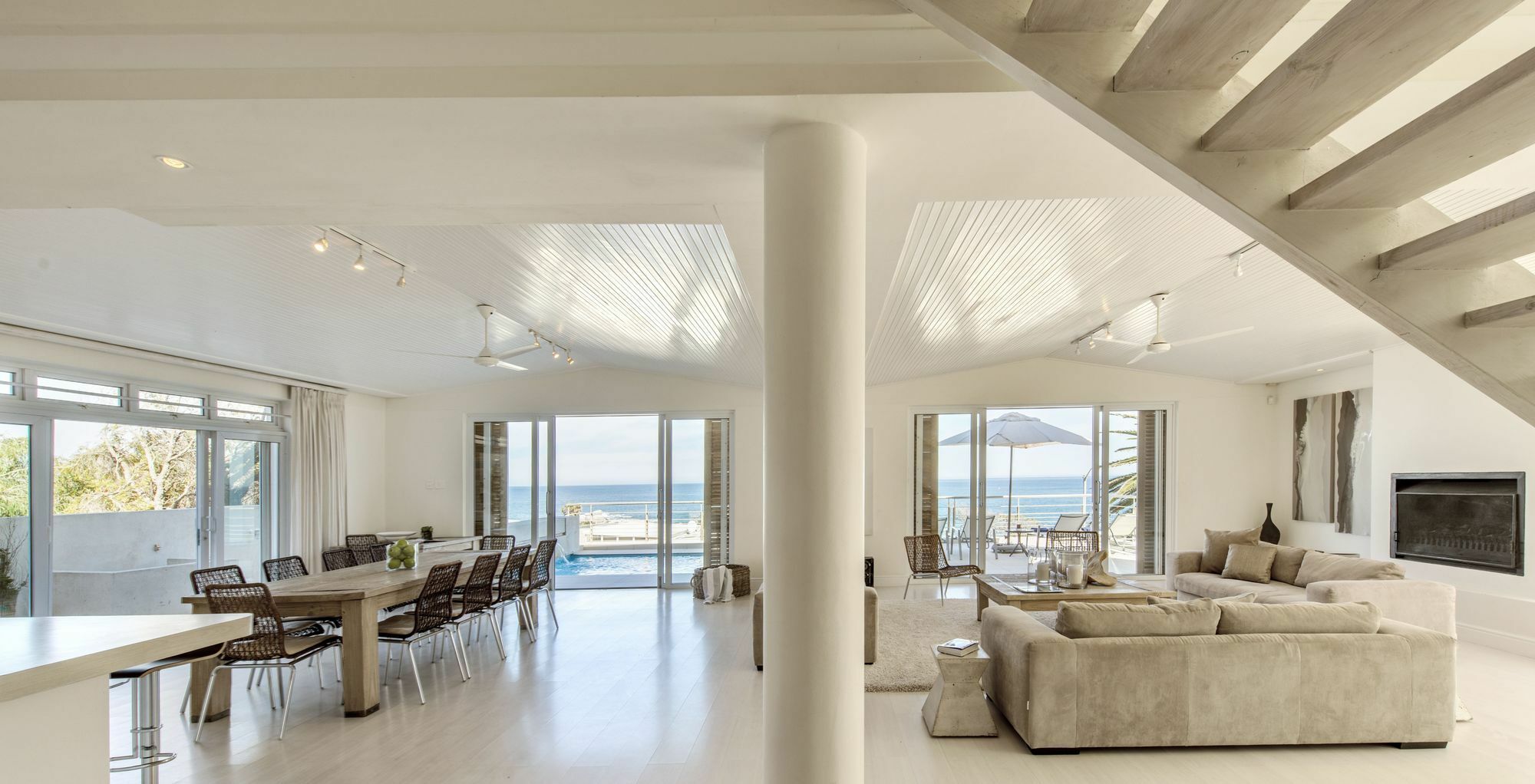 Blue Views Penthouse Beachfront Apartment With Pool Cape Town Luaran gambar