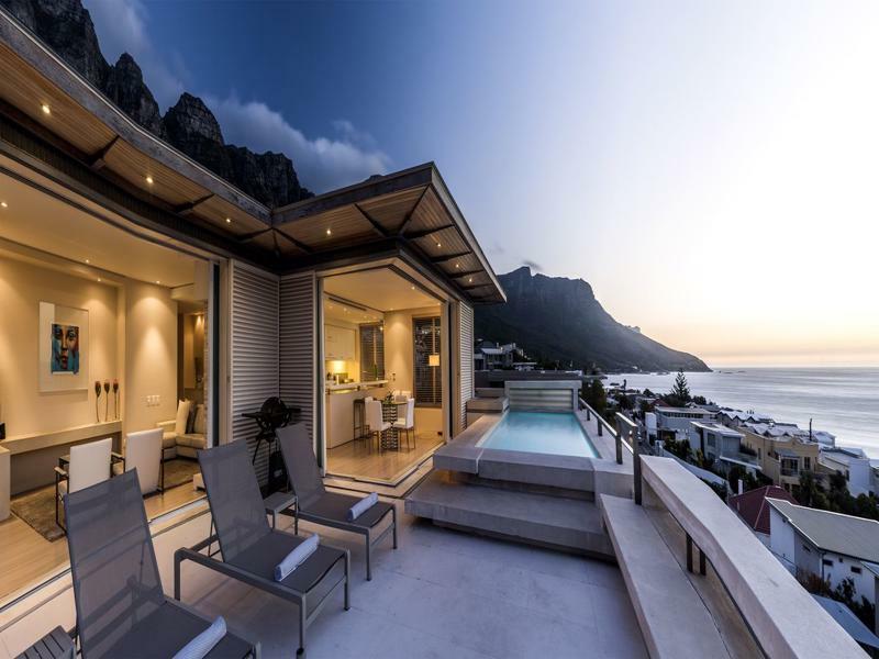 Blue Views Penthouse Beachfront Apartment With Pool Cape Town Luaran gambar