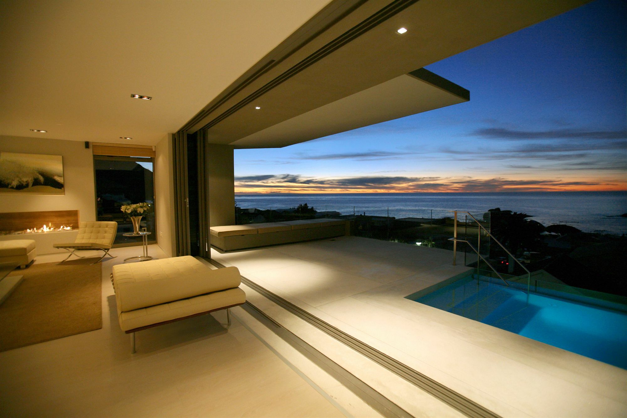 Blue Views Penthouse Beachfront Apartment With Pool Cape Town Luaran gambar